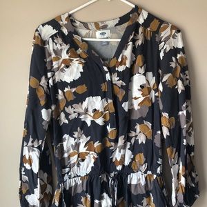 Old Navy Floral Print Romper